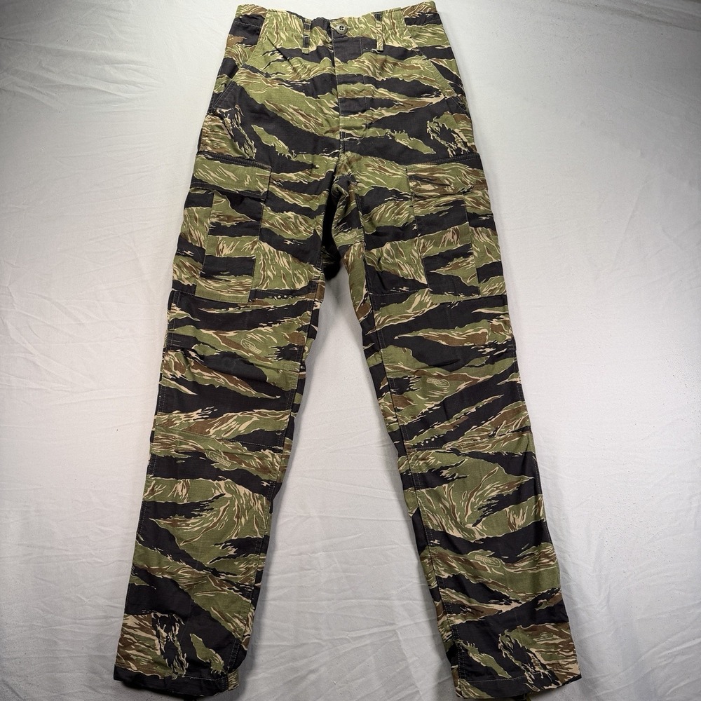 Tiger Stripe Camo Pants XS 26x32 Military Cargo Combat Trousers Jungle - Picture 2 of 12